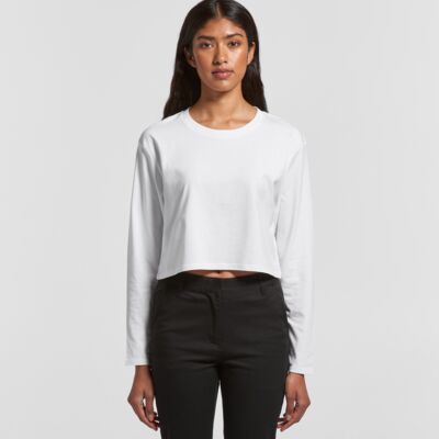 AS COLOUR - Women's Long Sleeve Crop Tee Thumbnail